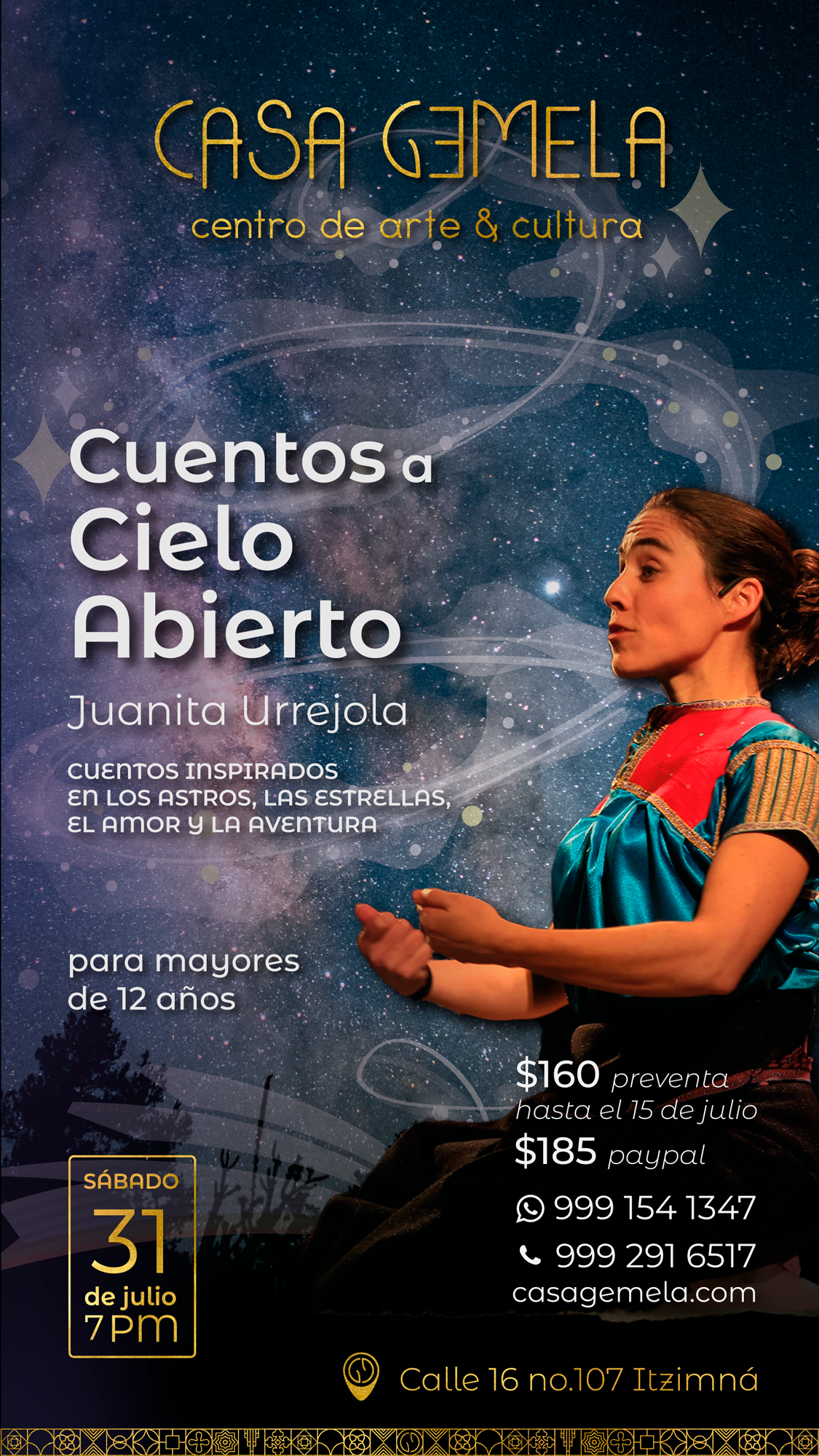 <span class='spanish'>Teatro <br/> Cuentos a cielo abierto</span> <span class='english'>Theater <br/> Tales under the open sky</span>